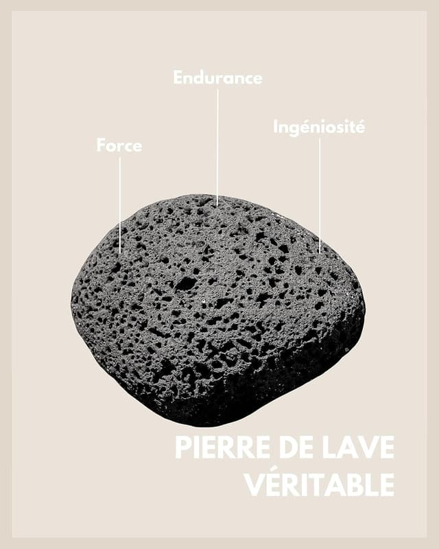 Detalle de Bracelet GD GOOD.designs EST. 2015 perles de chakra en pierre de lave pour hommes et unisex