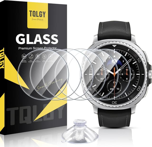 Detalle de TQLGY Screen Protector for Samsung Galaxy Watch 8 Classic 46mm, 6-pack