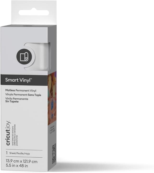 Imagen de Vinyle Permanent Cricut Joy 14x122 cm Blanc en OfertitasTOP