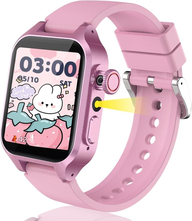 Detalle de Kids Smart Watch 32 Games: 3 Sport Modes, 13 Habit Alarms & HD Rotating Camera