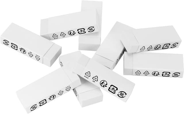 Detalle de Amazon Basics Radiergummi Blockform 10 Stück ✏
