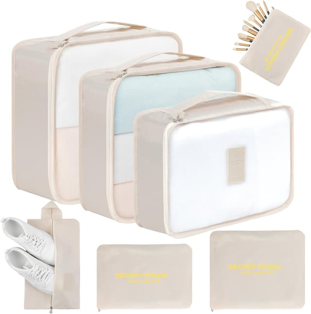 Imagen de AiQInu Rangement Valise Lot de 7 Organisateur de voyage en OfertitasTOP