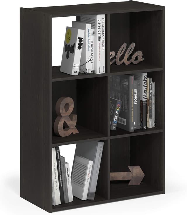 Thumbnail 6 de Furinno Pelli mobiletto portaoggetti marrone 3 x 3