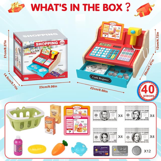 Thumbnail 4 de KIZJORYA 2026 Caja Registradora de Madera