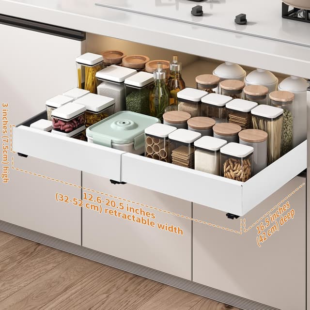 Thumbnail 5 de Cajón extraíble 32-52 cm para armario