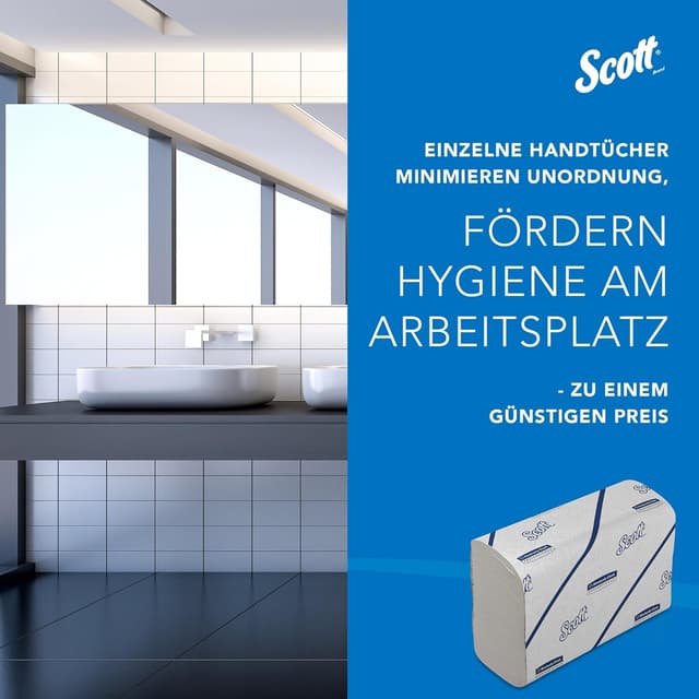 Thumbnail 6 de Scott Essential Narrowfold Papierhandtücher 16 x 220