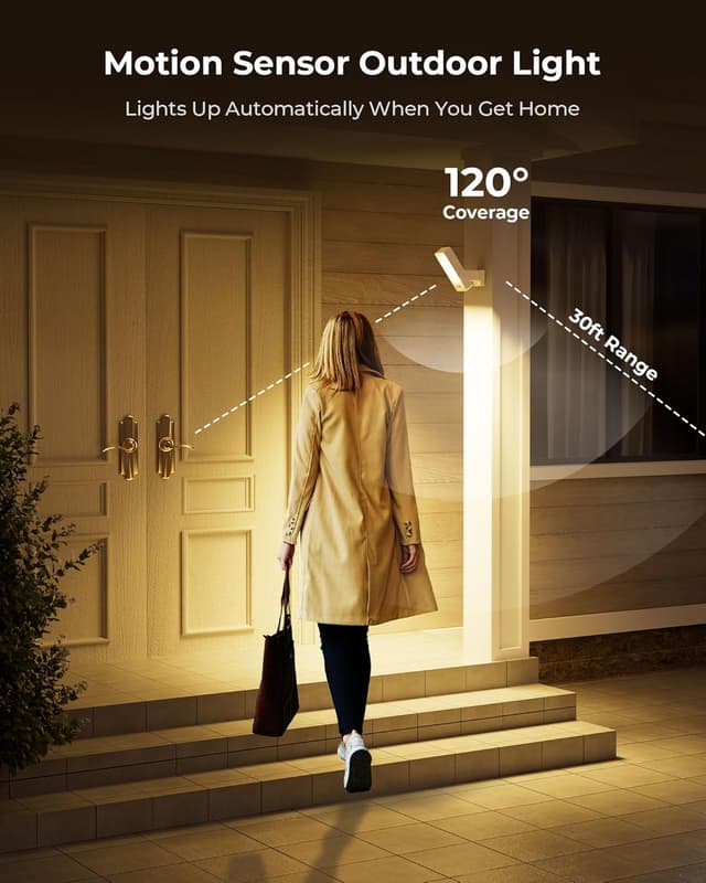 Detalle de FULNIX Lampada esterna con PIR 10.000 mAh