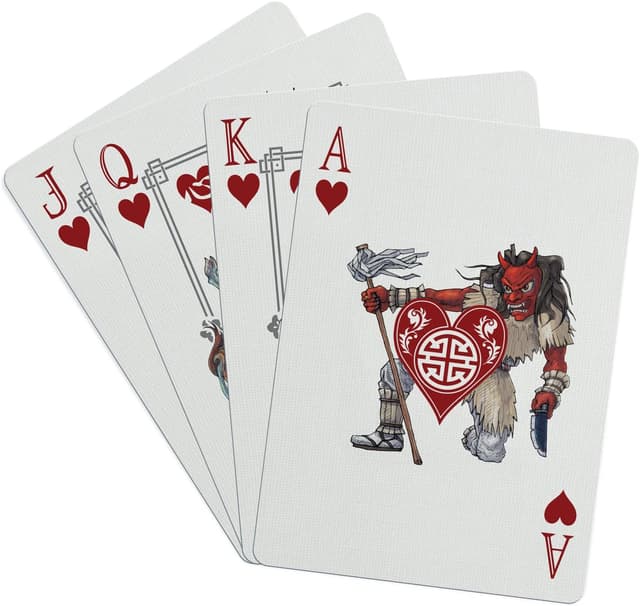 Detalle de GENT SUPPLY CO. Bicycle Mythical Creatures Playing Cards