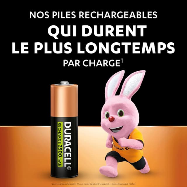 Thumbnail 1 de Duracell AA Rechargeables 2500 mAh - lot de 8