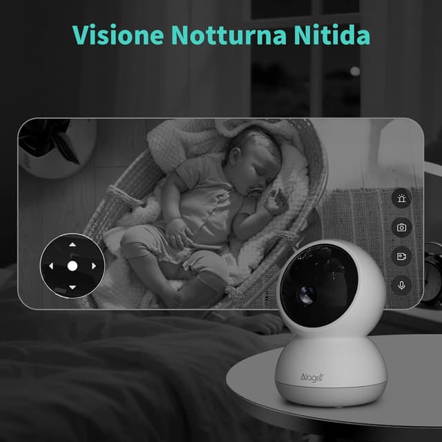 Thumbnail 6 de Alaga 3K Telecamera WiFi interno 5MP