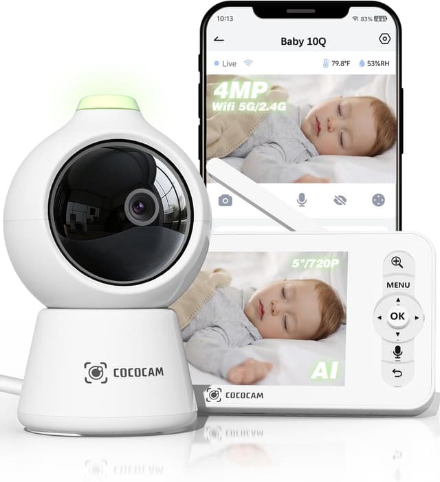 Imagen de COCOCAM 2K 4MP KI Babyphone en OfertitasTOP