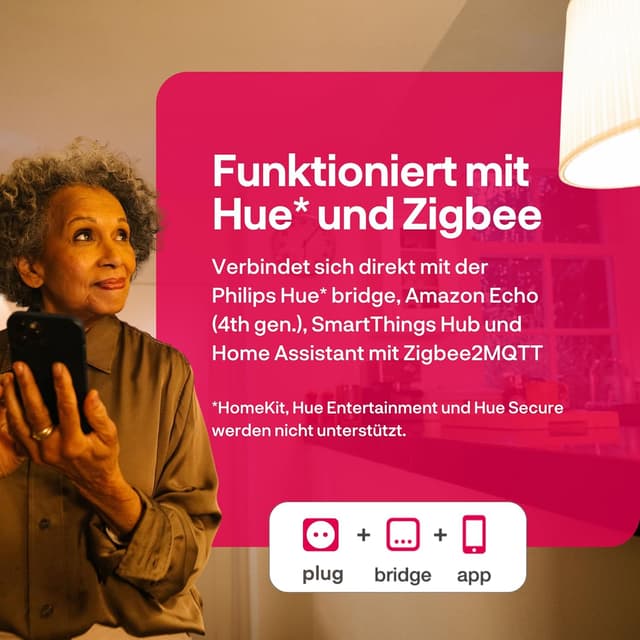 Detalle 2 de INNR Smart Plug (Zigbee Repeater) – 16 A Steckdose mit Strommessung, 4er-Set, kompatibel mit Hue* & Alexa