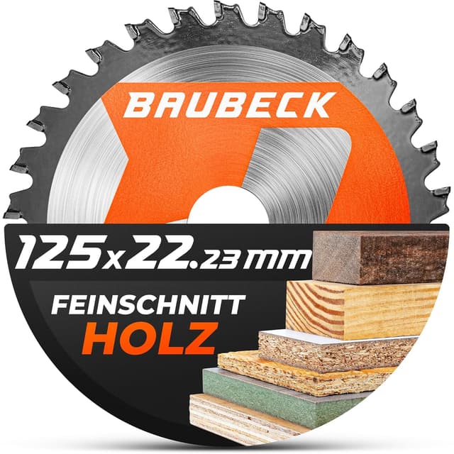 Thumbnail 6 de BAUBECK Sägeblatt 315x30 3 mm Z30 (Zuschnitt in Holz mit Nägel) für Tischkreissägen
