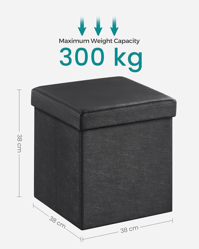 Detalle de SONGMICS Puof Contenitore 38 cm