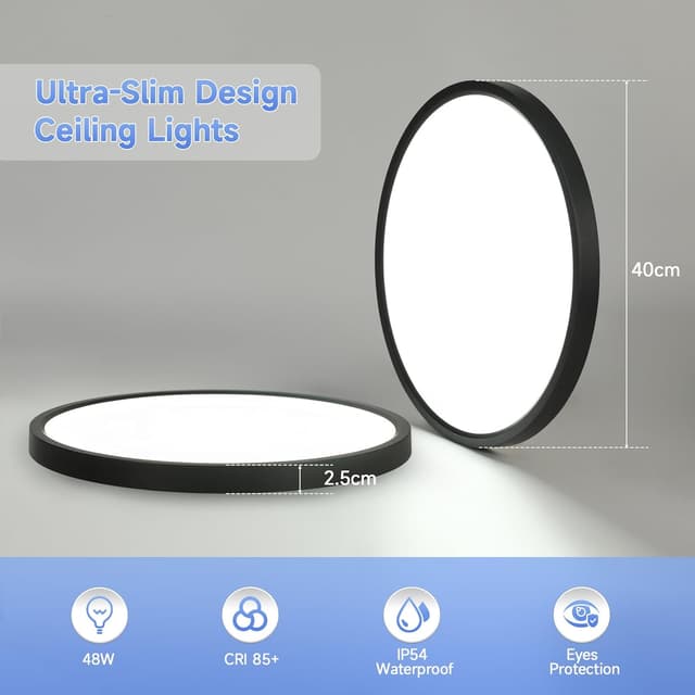 Thumbnail 2 de EASY EAGLE Plafón LED 40 cm Ultrafino 48 W