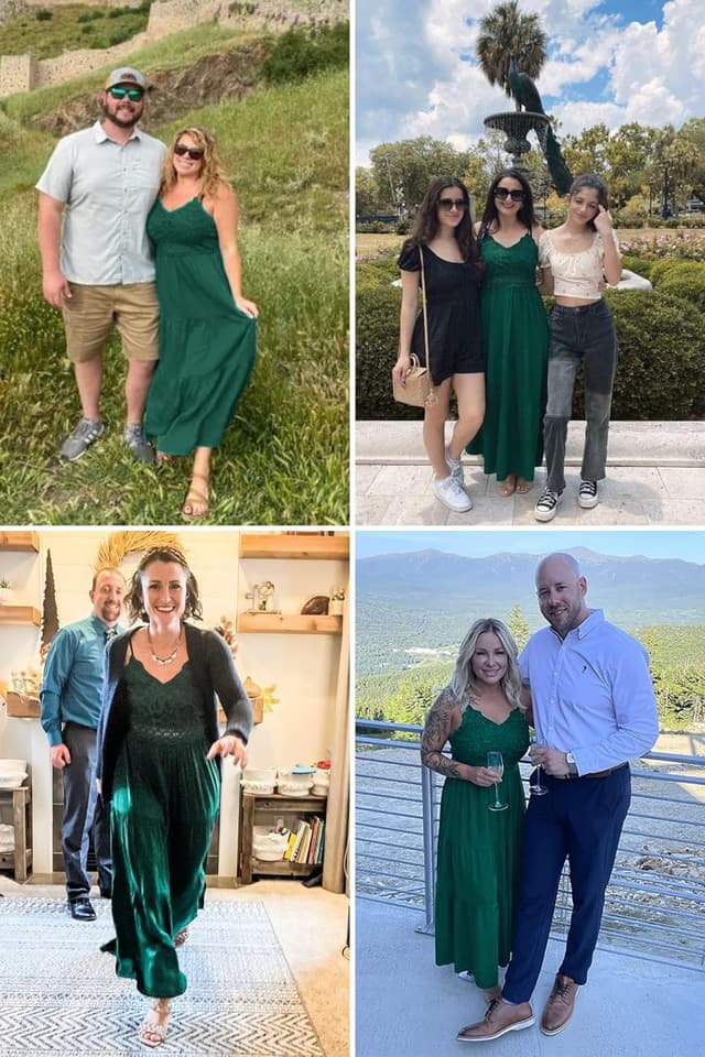 Detalle de Dokuritu Women’s Beach Crochet Lace Maxi Dress (Spaghetti Strap, Solid Color)