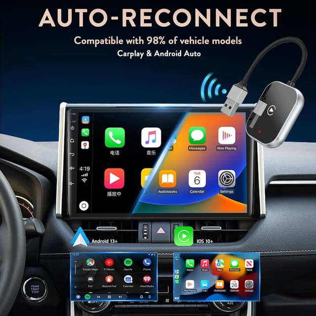 Detalle 2 de TEMZICK Wireless CarPlay Adapter for CarPlay