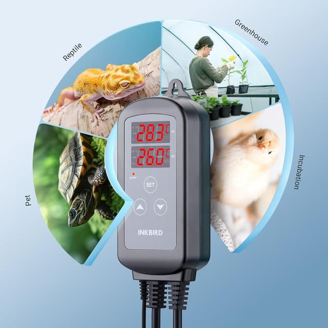 Thumbnail 6 de Inkbird ITC-2T Thermostat 2 Ausgänge für Terrarien