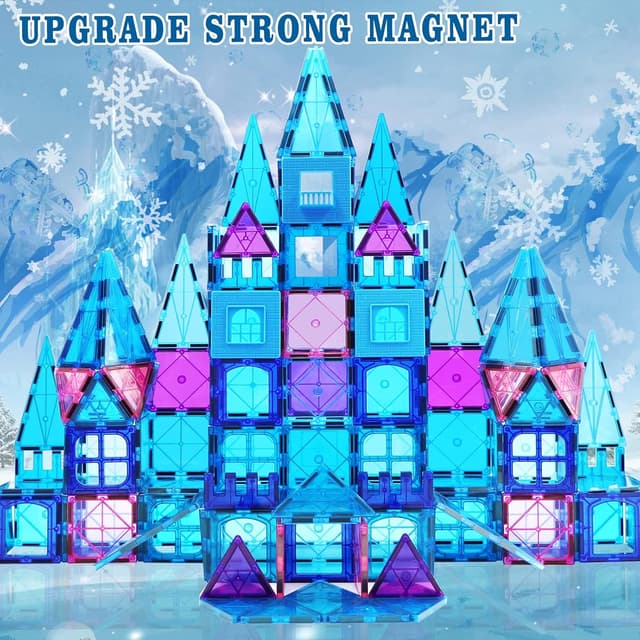 Detalle de Magnetic Tiles 102pcs STEM castle set