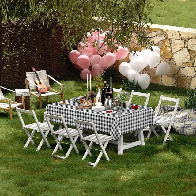 Thumbnail 6 de misaya Rectangle Waterproof Vinyl Table Cloth 60" x 84"