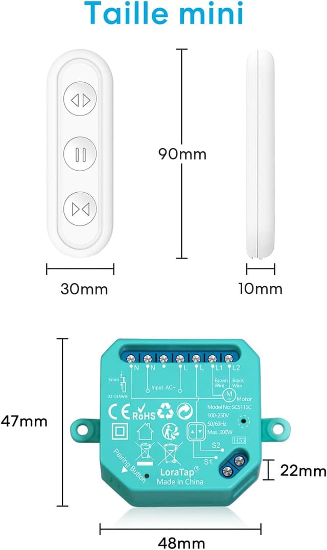 Thumbnail 5 de LoraTap Module Volet Roulant RF 868 MHz