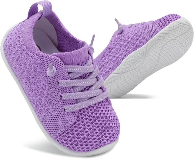 Detalle de JOINFREE Toddler Barefoot Trainers (Wide Fit) – Breathable Mesh Slip-On Shoes for Walking & Play