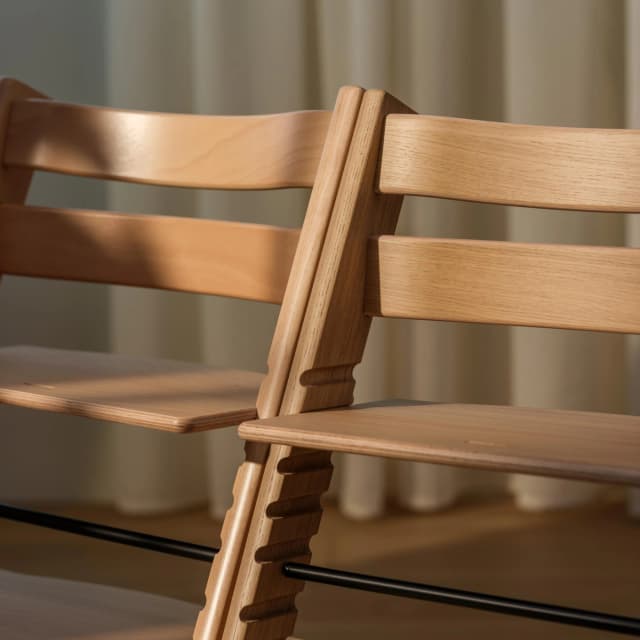 Detalle 2 de Stokke Tripp Trapp trona evolutiva haya