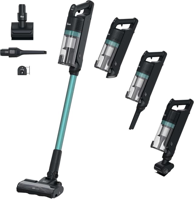 Detalle de Hoover HF1 Max Cordless Vacuum Cleaner Anti Hair Wrap (HF1M10P) – 50‑min runtime, HEPA filter, 3 speeds