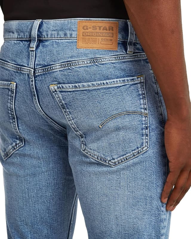 Detalle de G-STAR Men’s Mosa Straight Jeans