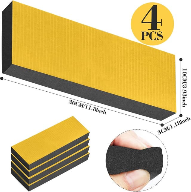 Thumbnail 1 de PUWOWYE 4 Garagen Wandschutz 30x10x3 cm