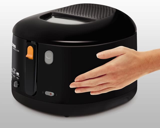 Detalle 2 de SEB Simply One FF160800 – friteuse classique bain d’huile électrique compacte familiale noire