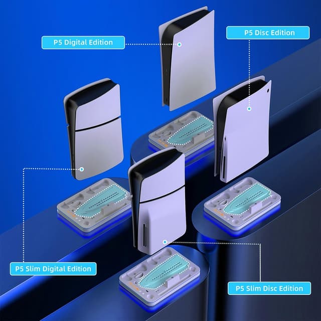 Detalle 2 de Sehawei PS5 Ständer 3 Stufen