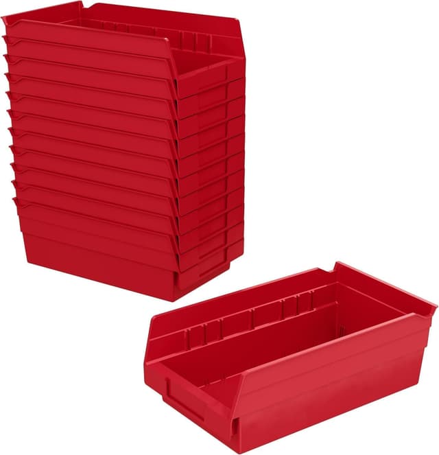 Detalle de Akro-Mils 30130 shelf storage bins, 12-pack