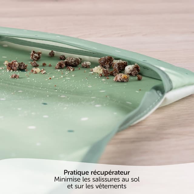 Detalle 1 de Lot de bavoirs bébé MiaMia Oeko-Tex