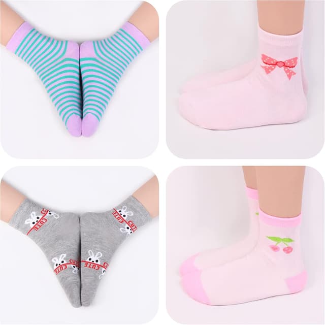 Detalle de L&K-II set da 12 paia di calzini bambino in cotone con elastan 2808VA