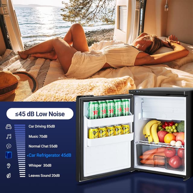 Thumbnail 6 de AAOBOSI 65L Campervan Fridge Freezer (12V) with APP Control