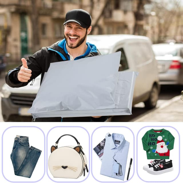 Thumbnail 4 de HVDHYY Enveloppe plastique 35x45 cm