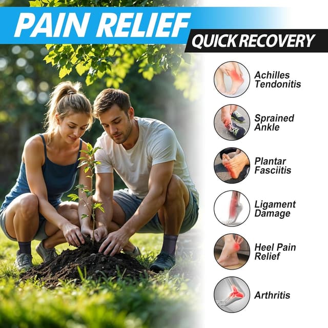 Detalle de Sprunggelenkbandage XL 2er Set für Plantarfasziitis