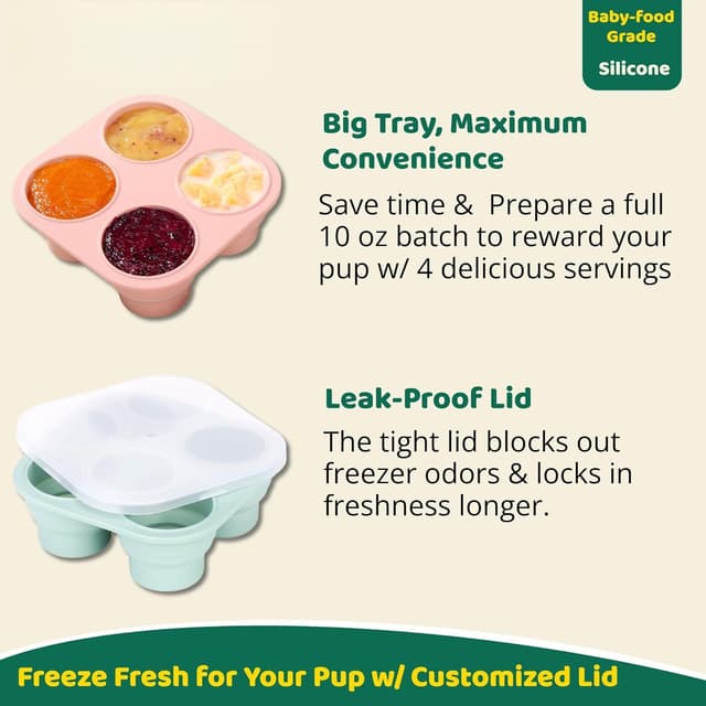 Detalle 2 de Freezeball Dog Toys – Frozen treat dispensing puzzle toy for large tough chewers (pink, Large)