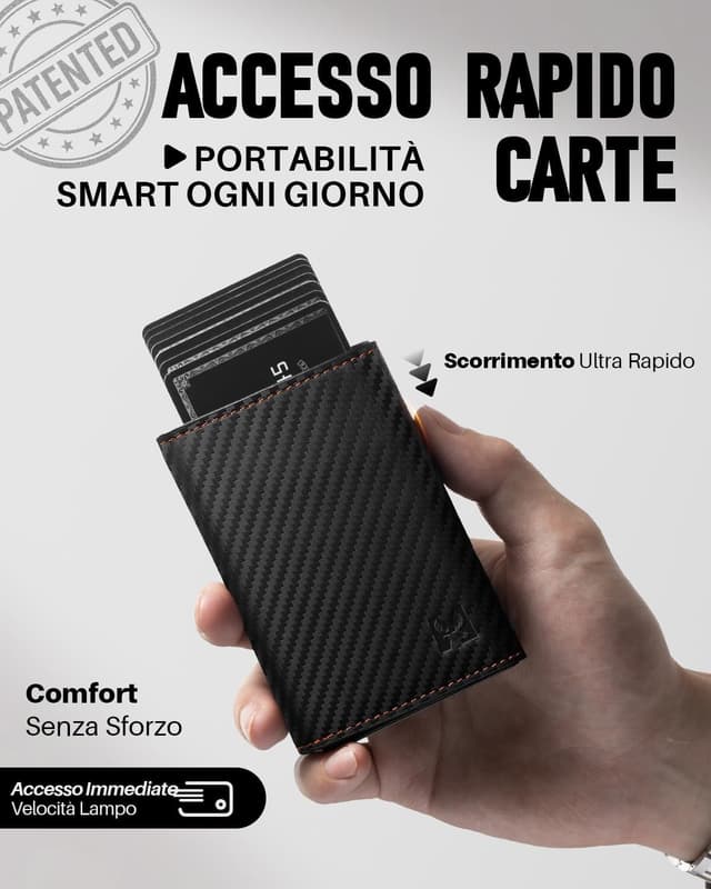 Detalle 2 de MYSHION portafoglio pop up RFID 11 carte