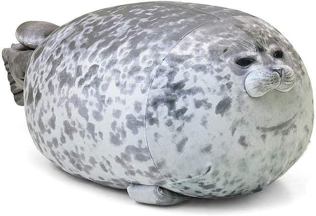 Detalle 2 de RUNYA Blob Seal Pillow plush toy – cute chubby seal hug/napping pillow
