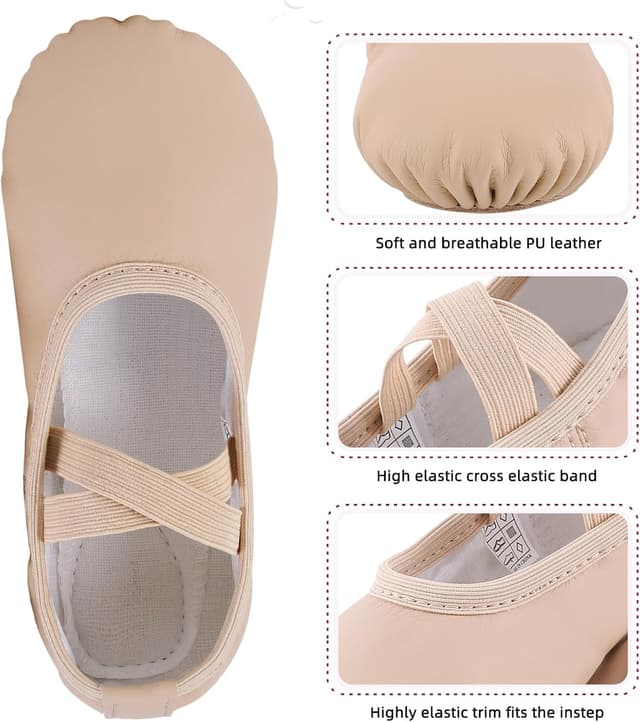 Thumbnail 4 de Ulicox Zapatillas Ballet Niña Cuero 22-44 EU