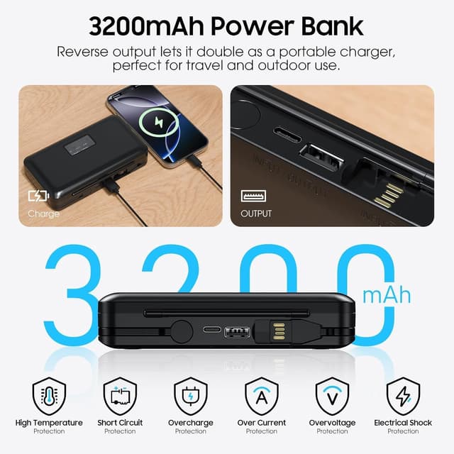 Detalle 2 de LP-E10 Battery 2-Pack 1600mAh & Digital Display Dual USB Charger for Canon LP-E10