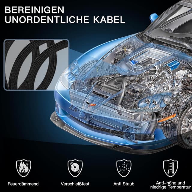 Detalle 2 de AGPTEK Kabelschlauch 2 m 25–39 mm