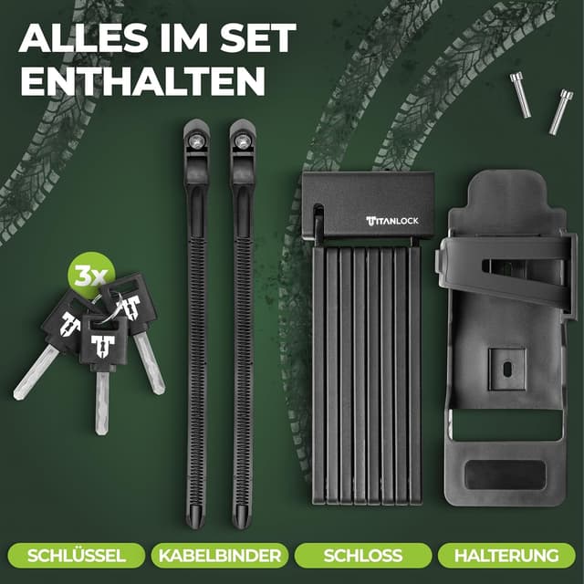 Thumbnail 6 de TITANLOCK Faltschloss 100 cm 🔐