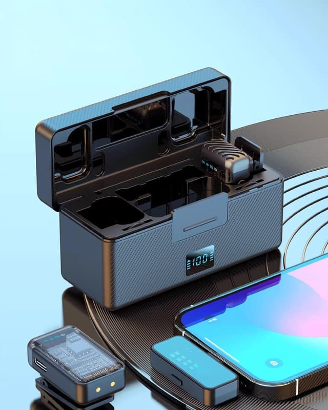 Thumbnail 7 de Micrófono Lavalier inalámbrico para iPhone y Android 🎤