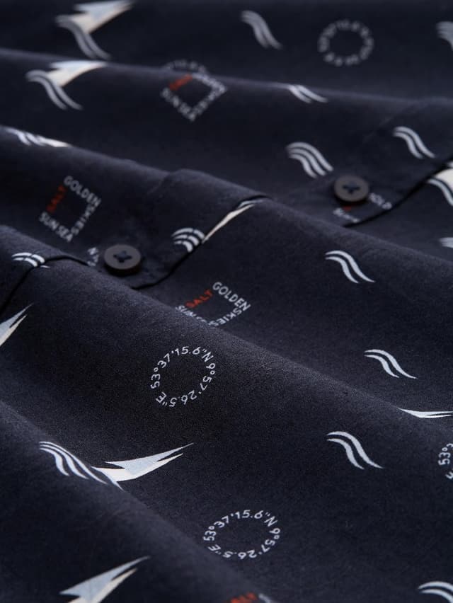 Detalle 2 de TOM TAILOR 1046099 camicia uomo a maniche corte (confezione da 1)