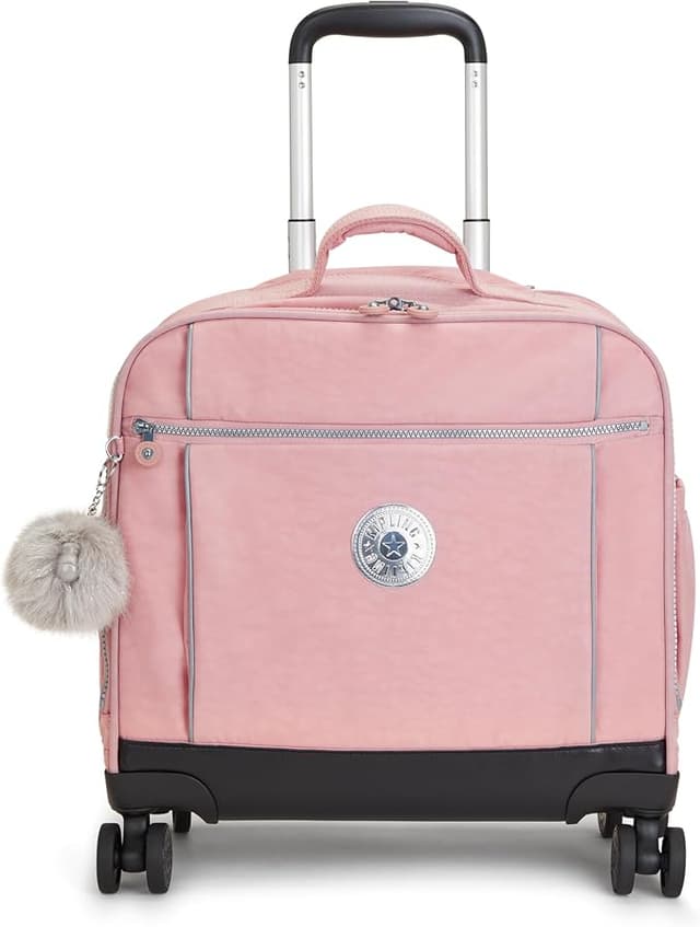 Detalle de Kipling New Storia Bolsa con Ruedas Carry On Rosa