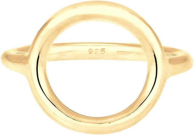 Detalle de Elli Damen Stapelring Kreis 925 Silber