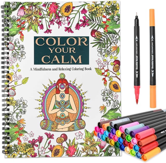Thumbnail 6 de Zylota Colouring Book for Adults: Malbuch-Set für Erwachsene mit Marker-Set und 30 Motiven